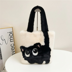BAG-F-001-Cream/Black ― Интернет-магазин "Сумкины Дети"