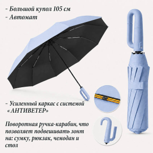 Umbr-455-L/Blue ― Интернет-магазин "Сумкины Дети"